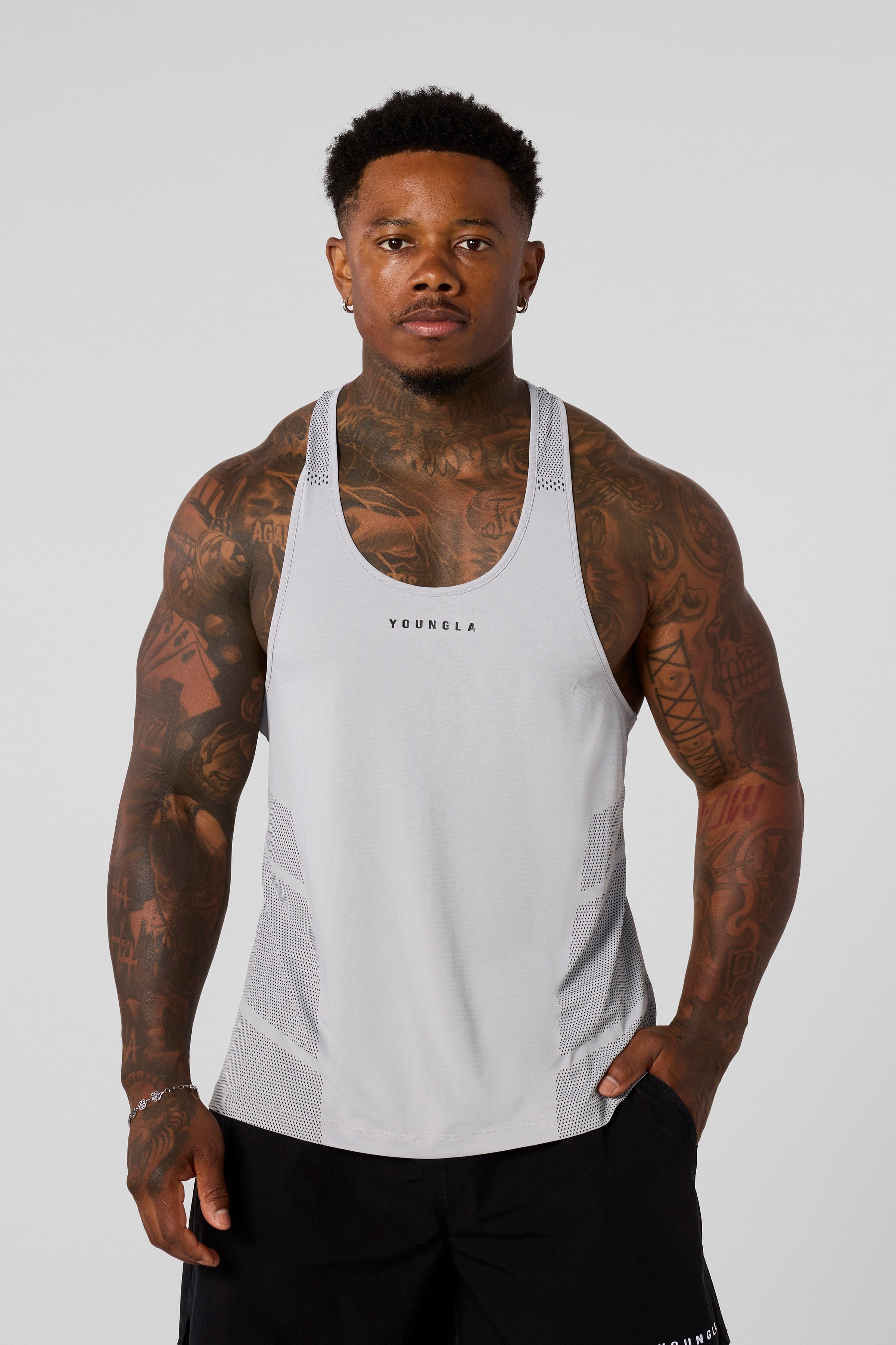 YoungLA 3042 - Kinetic Workout Stringers Light Grey