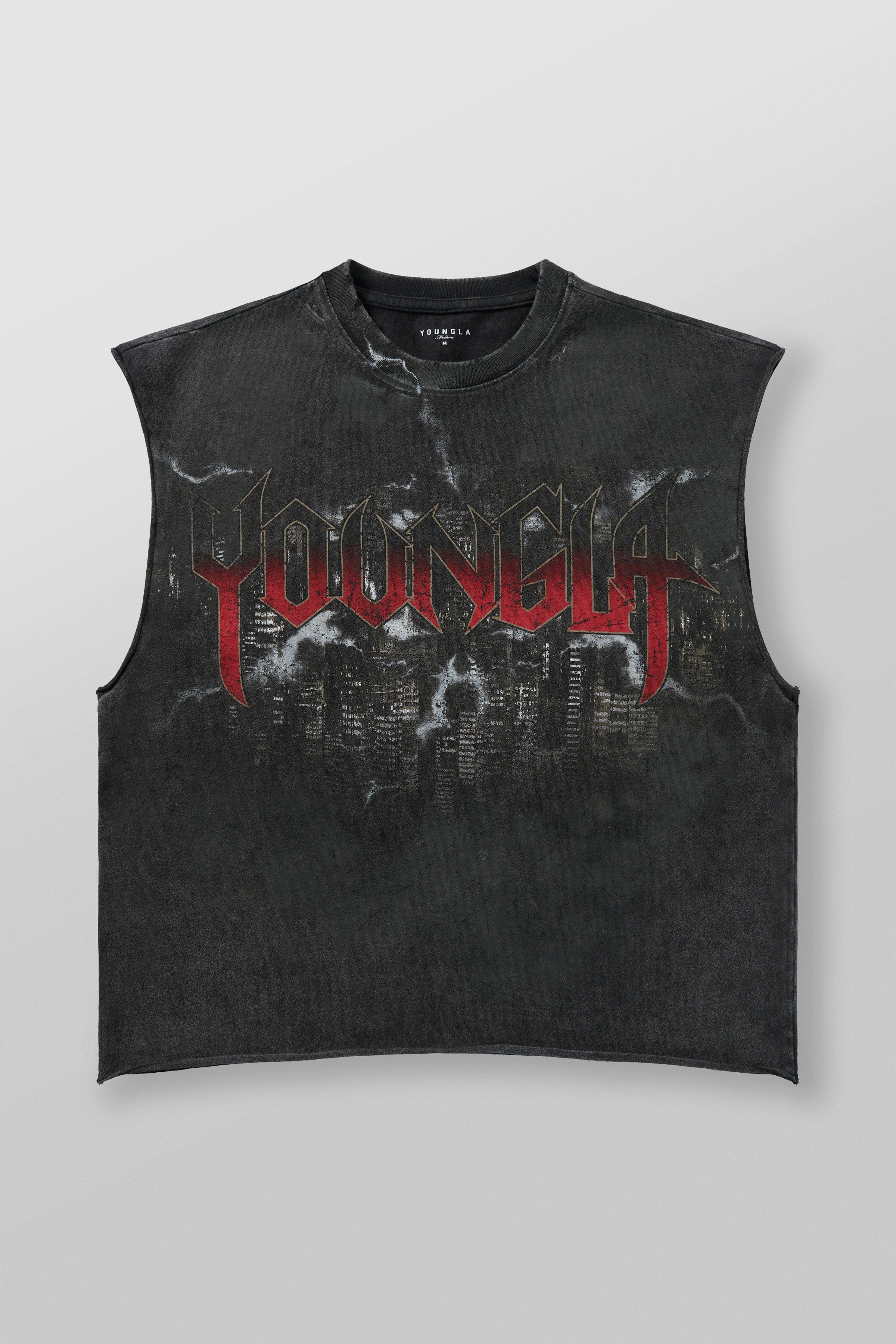 YoungLA 3046 - Dark Night Tanks Black Wash