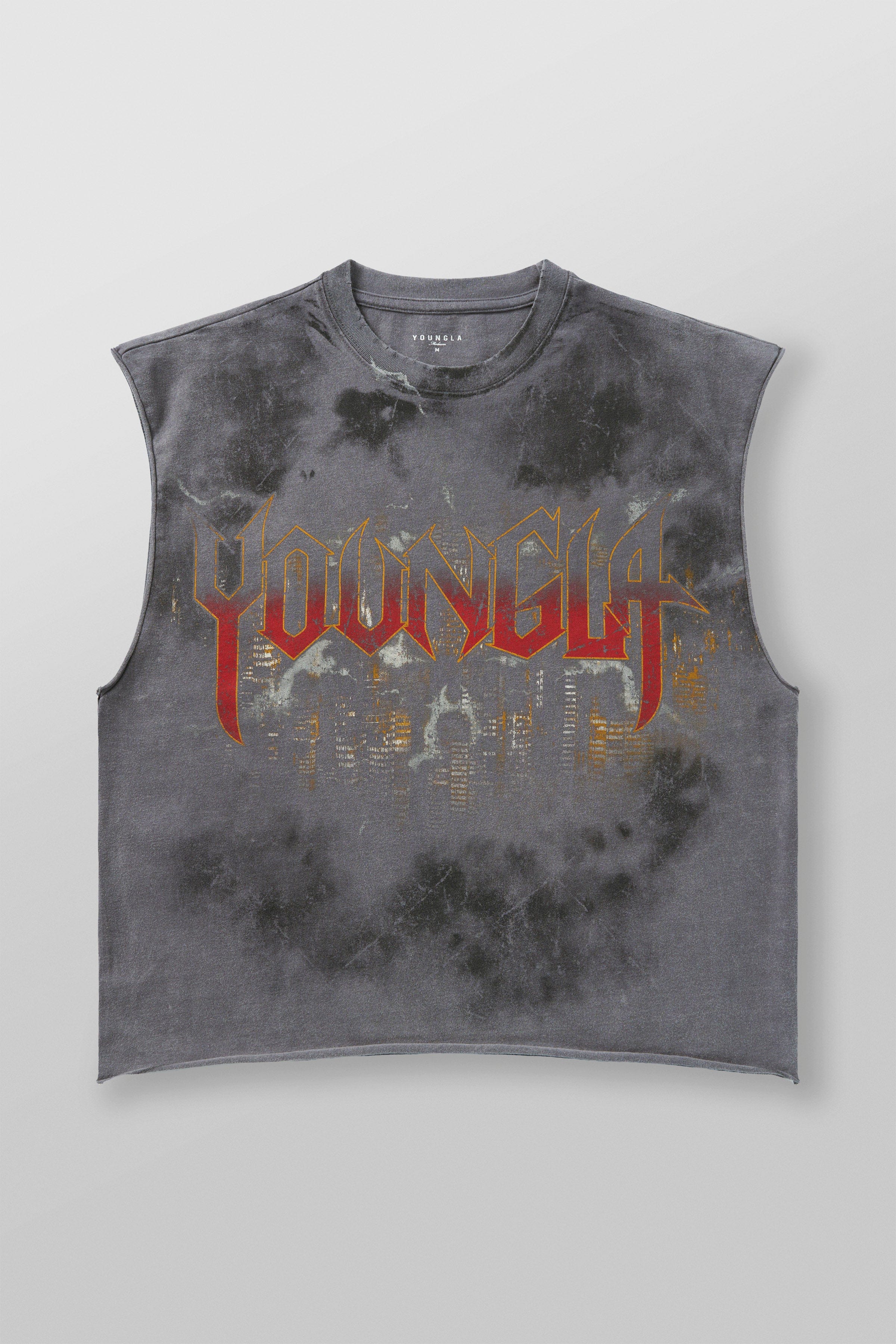 YoungLA 3046 - Dark Night Tanks Grey Wash
