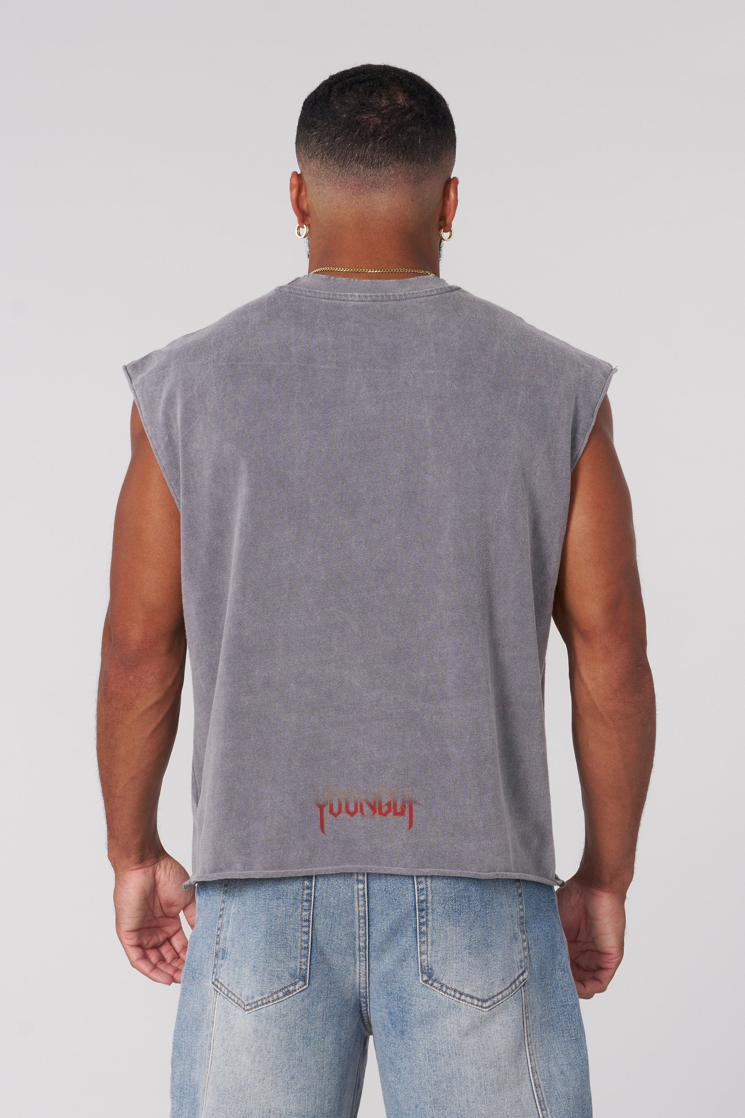 YoungLA 3046 - Dark Night Tanks Grey Wash