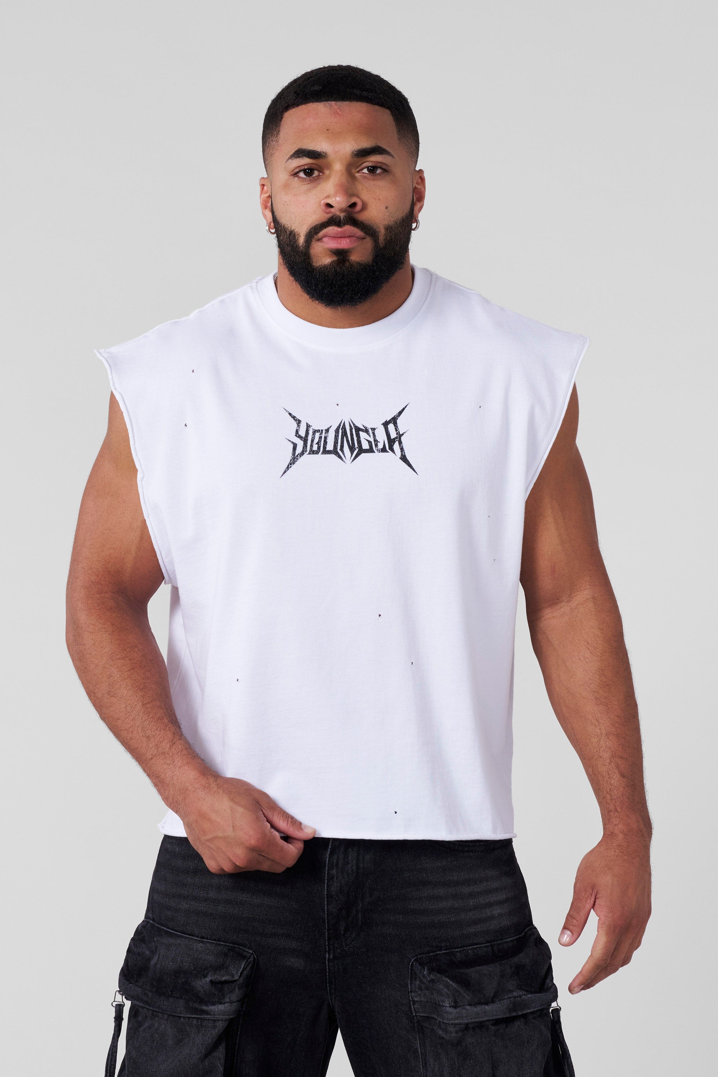 YoungLA 3049 - Essential Cut-Offs White