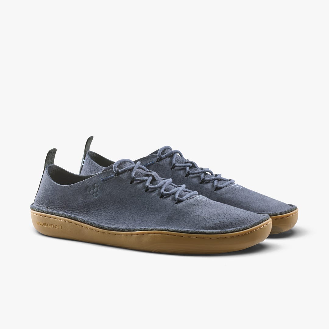 Vivobarefoot Sensus Moc Lace Up Cracked Leather Mens Seaborne