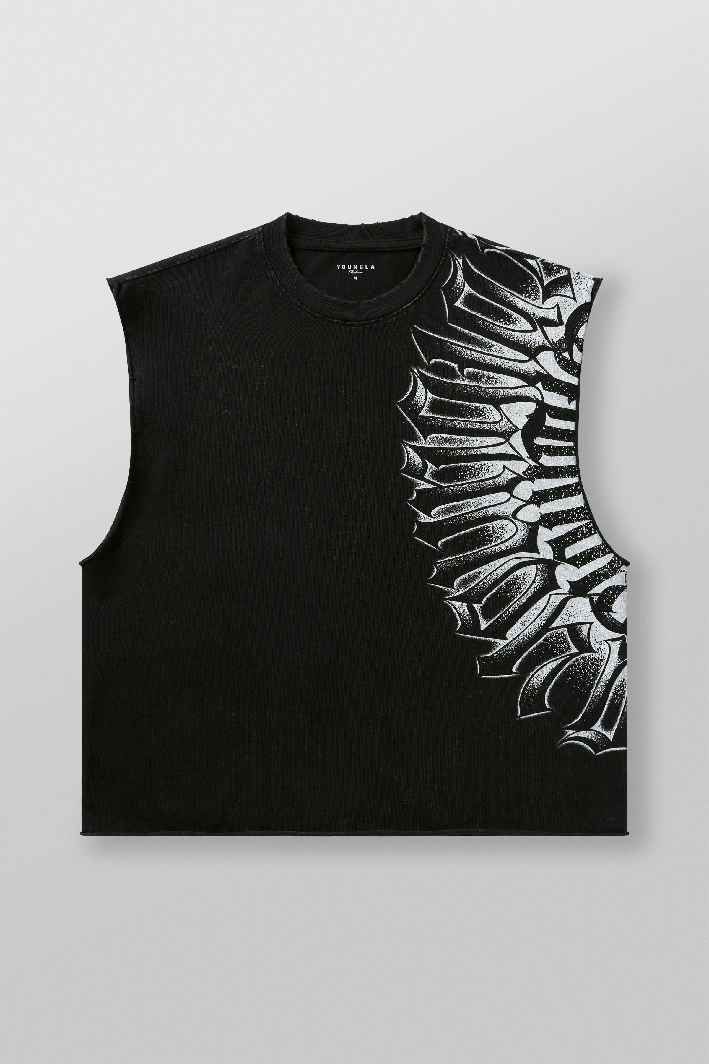 YoungLA 3059 - Armor Ink Cut-Off Black Wash