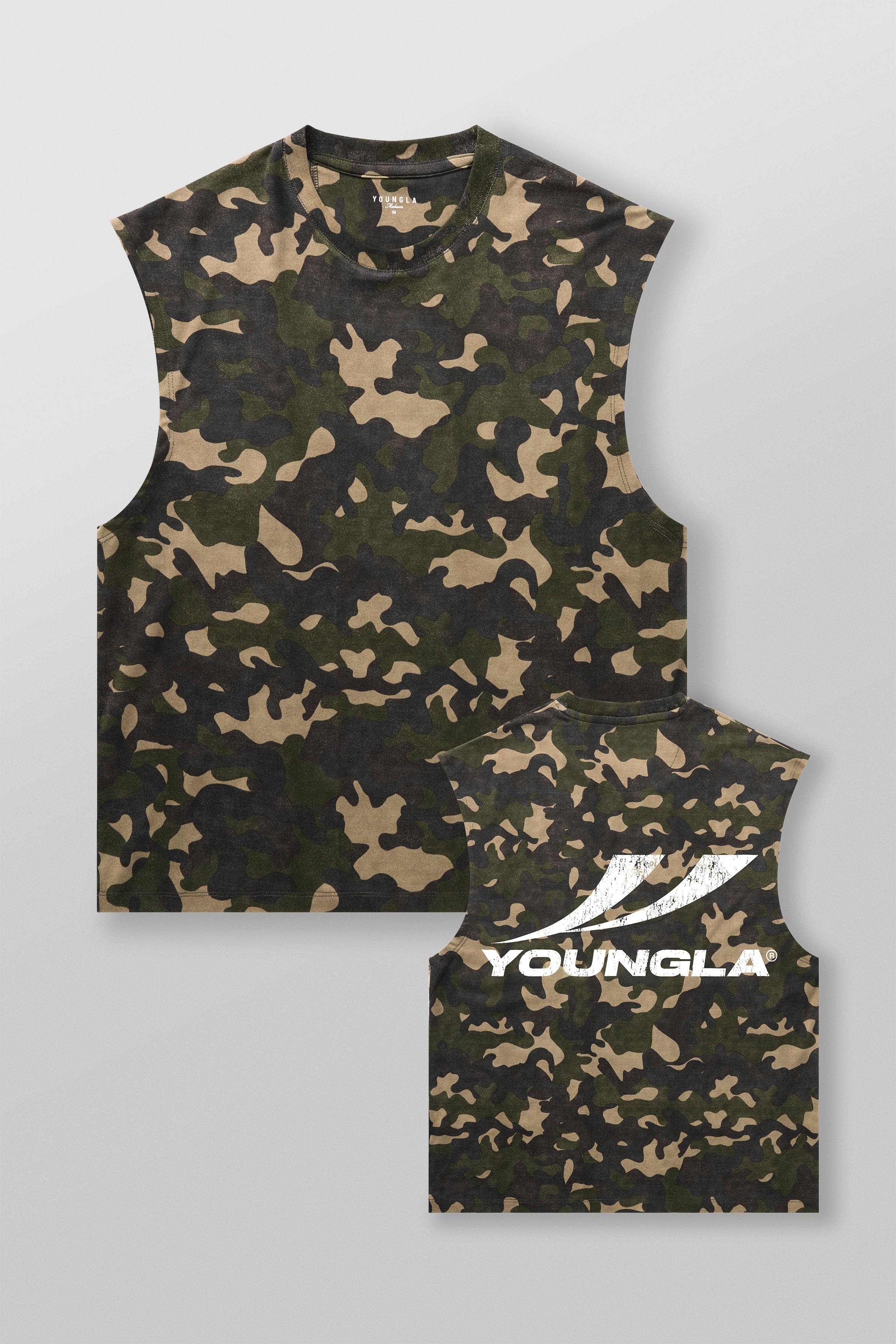 YoungLA 3065 - RunTech Camo Tanks OG Green Camo