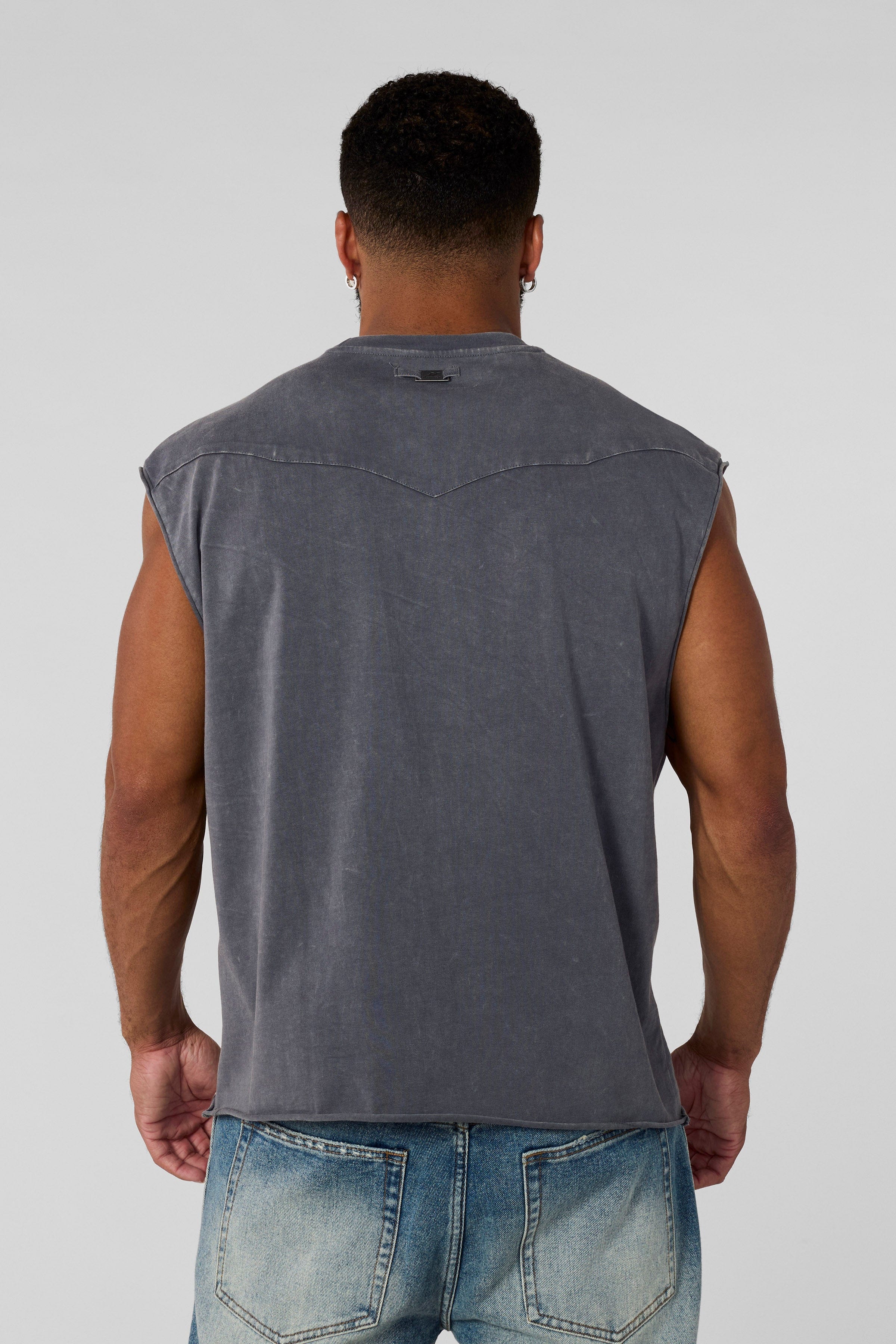 YoungLA 3076 - Western Cut-Offs Grey Wash