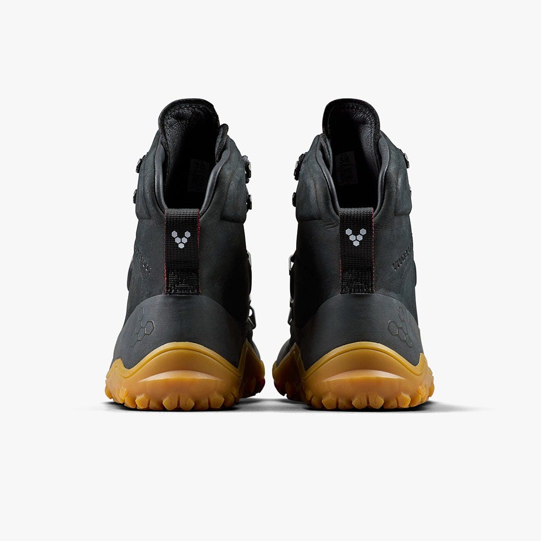 Vivobarefoot Tracker Leather At Mens Obsidian