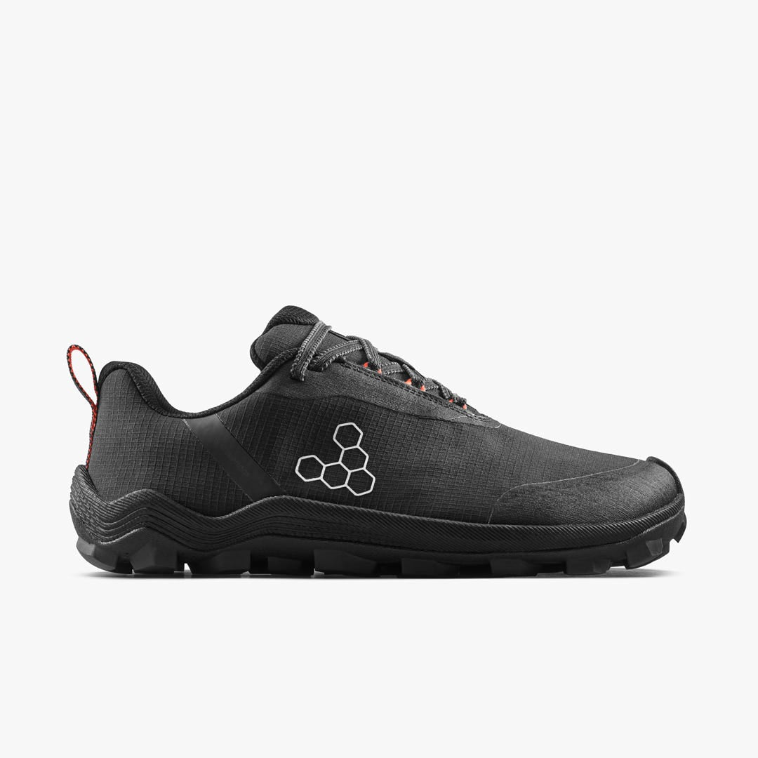 Vivobarefoot Primus Trail Flow Waterproof Mens Eclipse/ Molten Lava