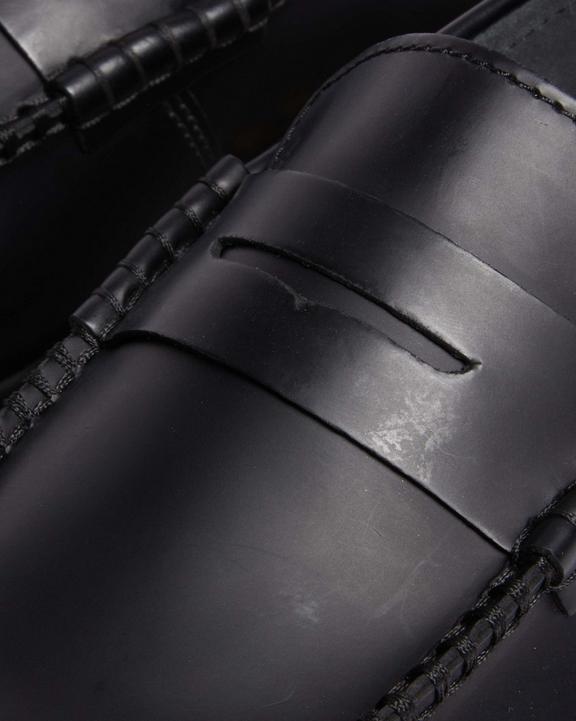 Dr Martens Penton Smooth Leather Loafers - Black