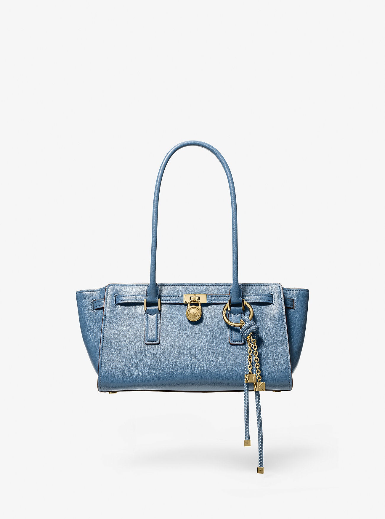 Hamilton Moderne Small Leather Satchel French Blue French Blue