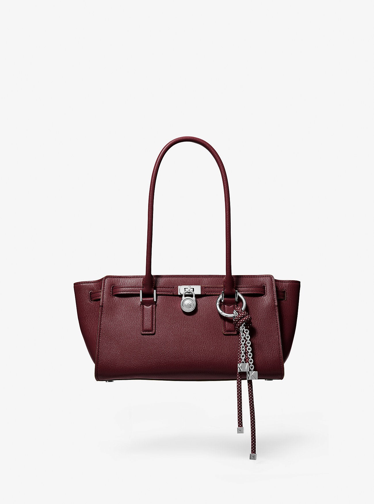 Hamilton Moderne Small Leather Satchel Oxblood Oxblood
