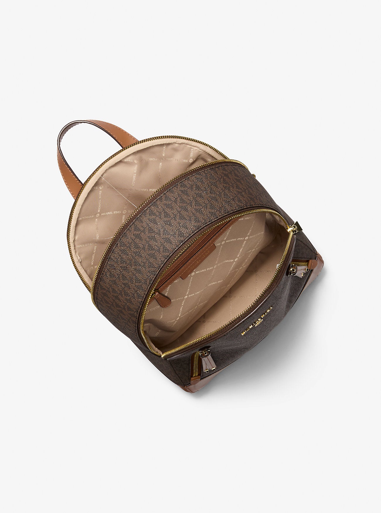 Brooklyn Medium Logo Backpack Brn-Acorn Brn-Acorn