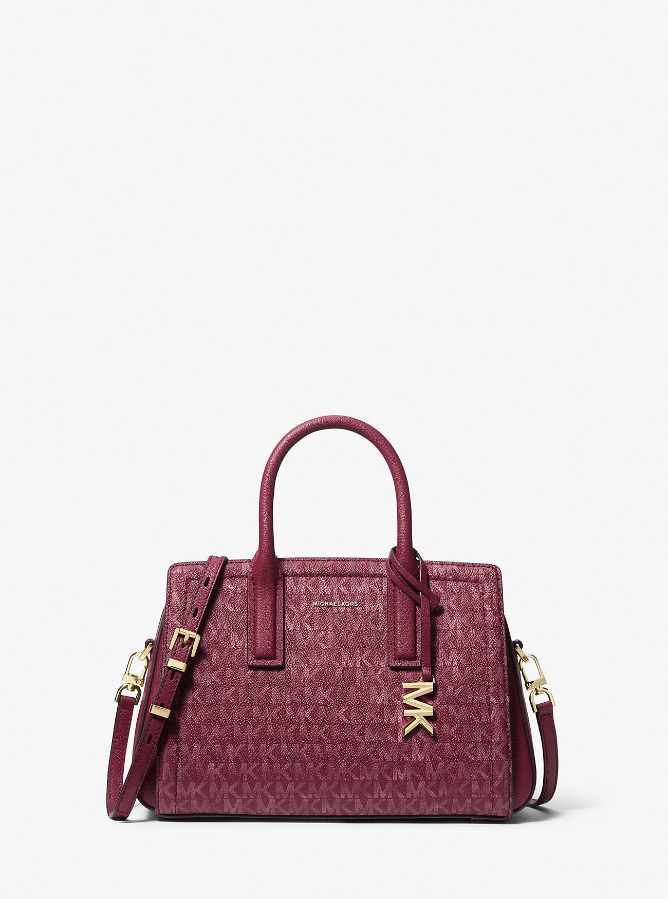 Laila Small Signature Logo Satchel Mulberry Mulberry