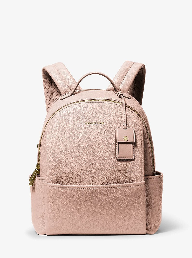 Michael Kors Sable Medium Pebbled Leather Backpack SOFT PINK