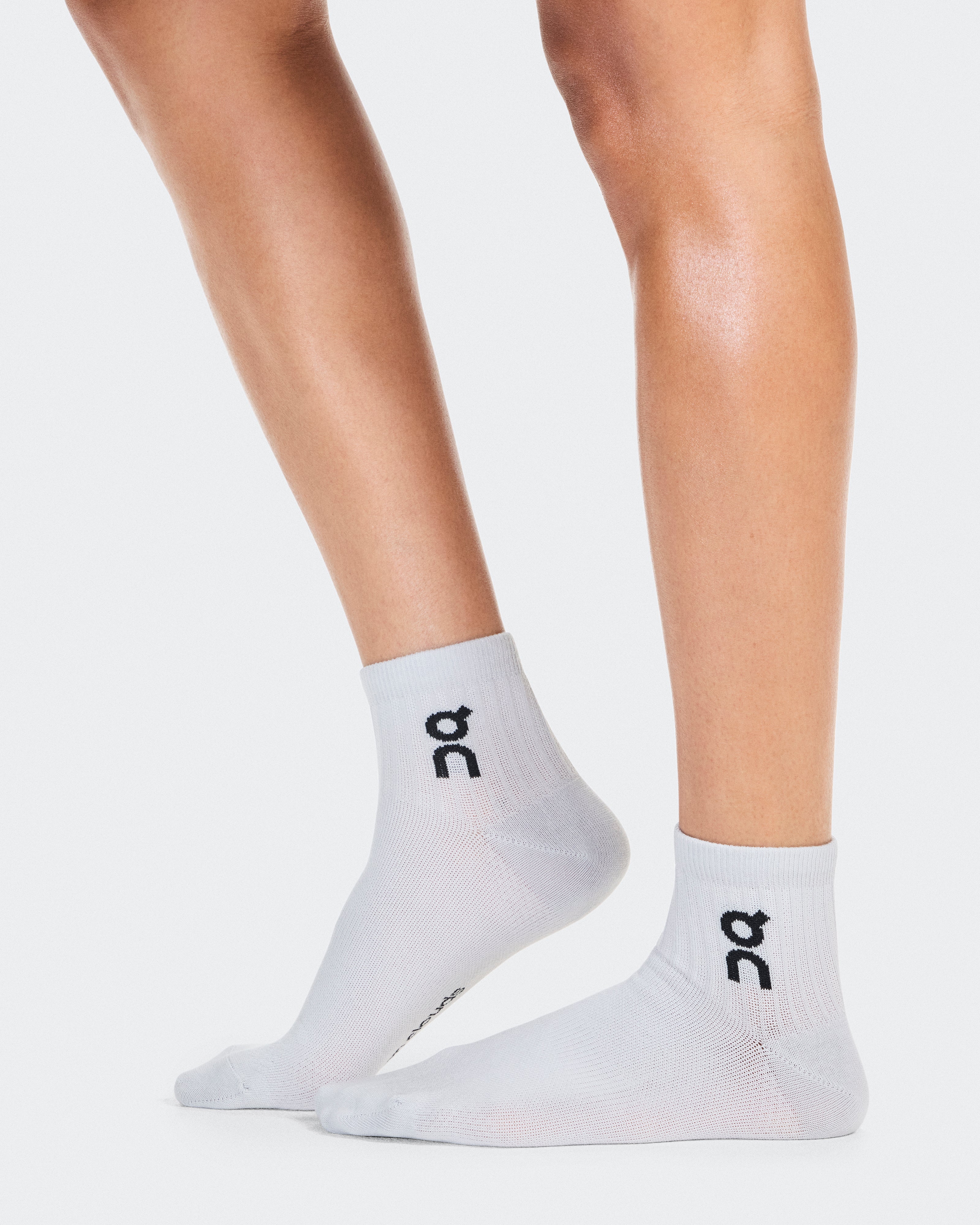 On Logo Sock Mid 3P Orchid | Bloom