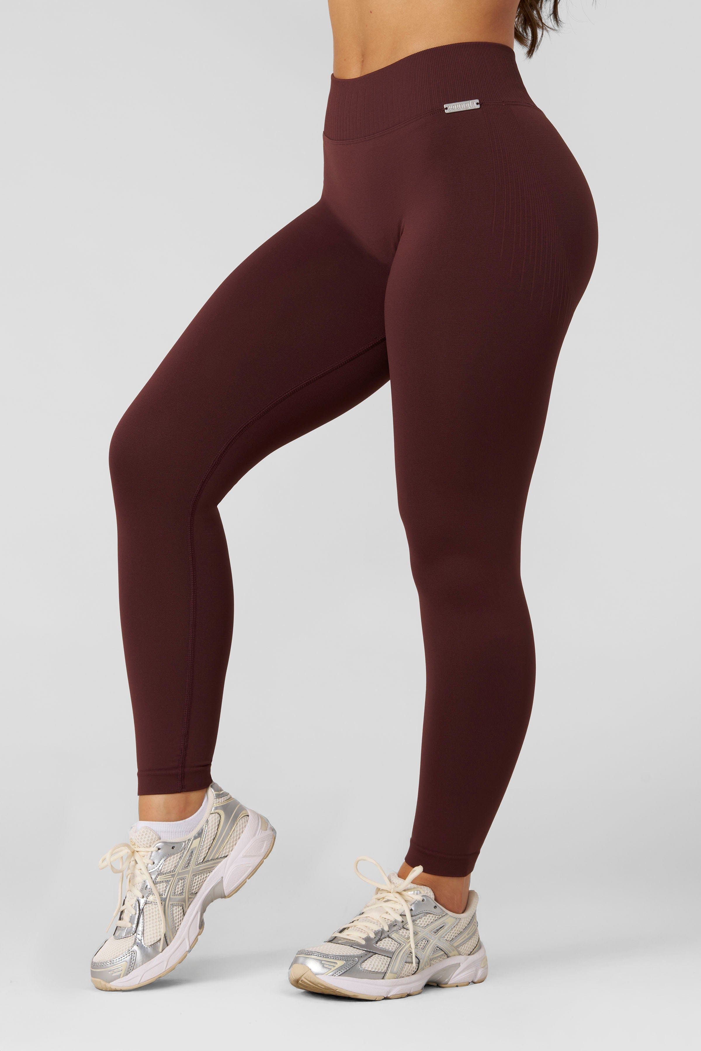 YoungLA W286 - Sculpt Seamless Leggings Burgundy