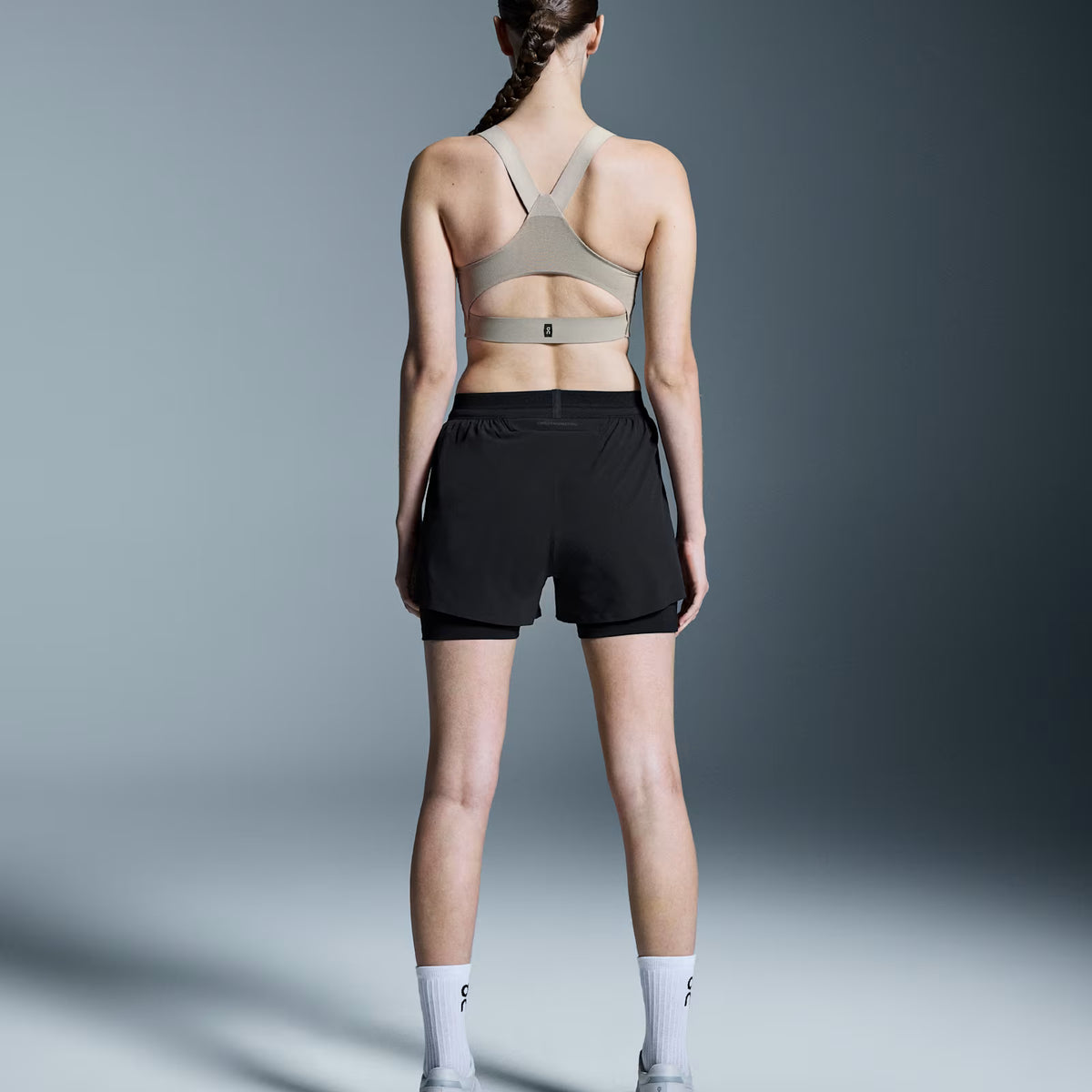 On 3" Performance 2/1 Shorts Black (Women'S)