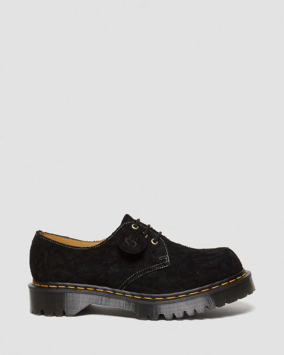 Dr Martens 1461 Bex Made In England Emboss Suede Oxford Shoes - Black