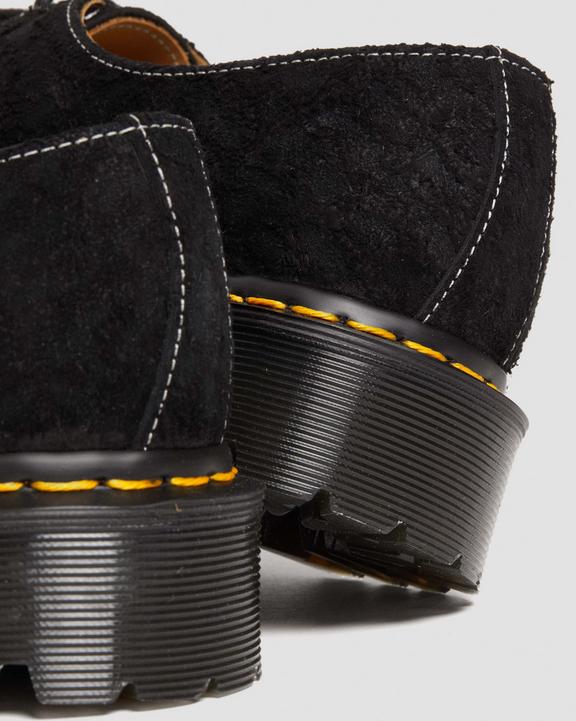Dr Martens 1461 Bex Made In England Emboss Suede Oxford Shoes - Black