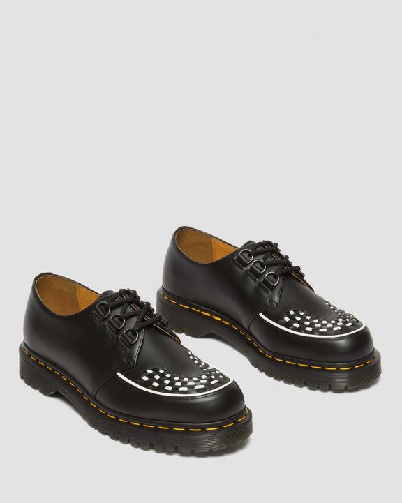 Dr. Martens Ramsey Smooth Leather Creepers Black - Womens