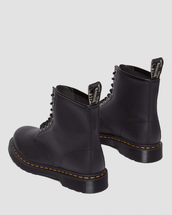 1460 Genix Nappa Reclaimed Leather Lace Up Boots - Black - Mens