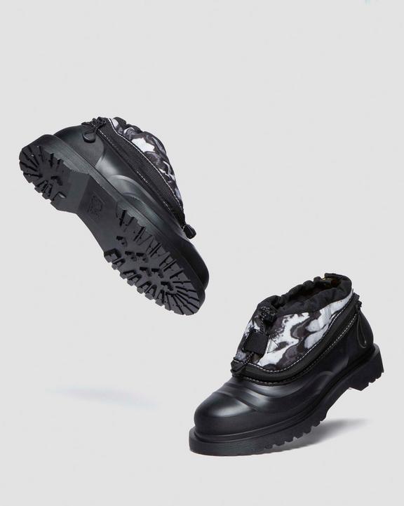 Dr Martens 1461 Sub Shoe - Black+White