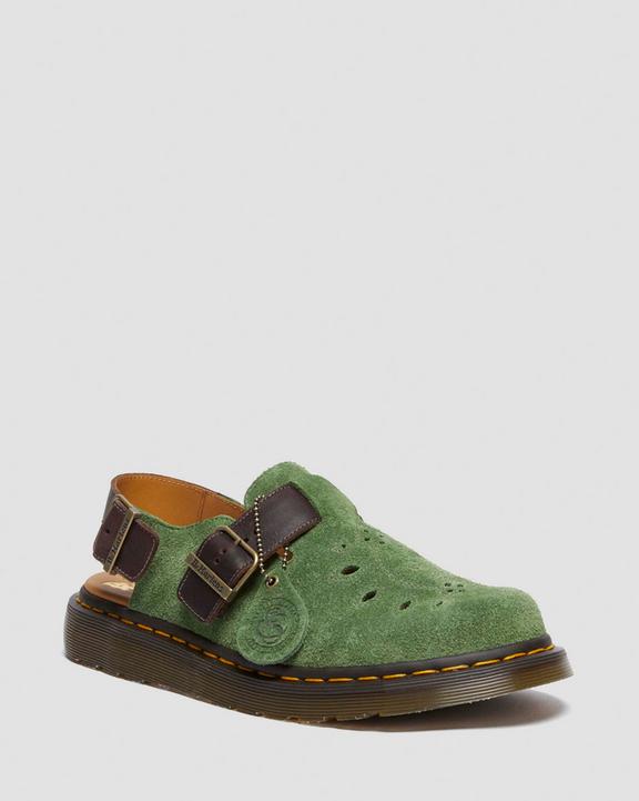 Dr Martens Jorge Made In England - Green+Brown