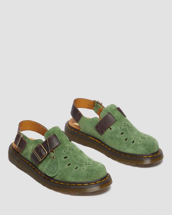 Dr Martens Jorge Made In England - Green+Brown
