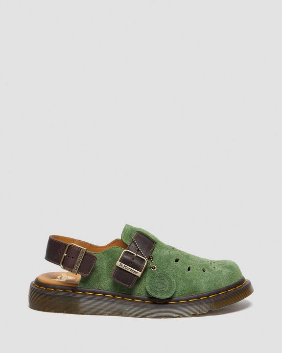 Dr Martens Jorge Made In England - Green+Brown