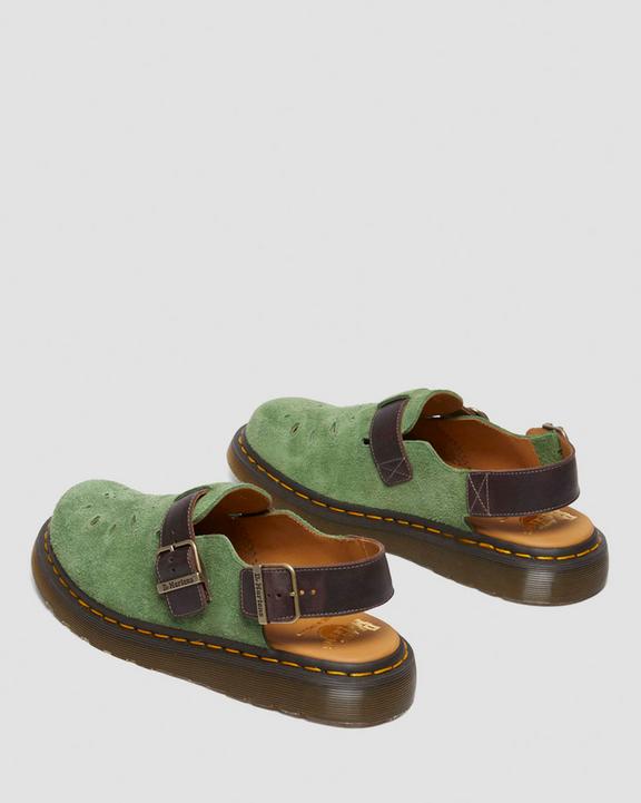 Dr Martens Jorge Made In England - Green+Brown