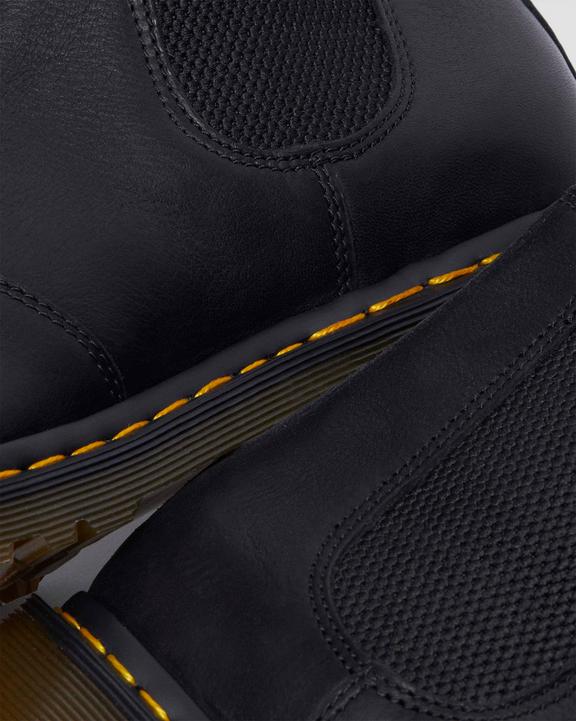 Dr Martens 2976 Grizzly Fleece Lined Chelsea Boots - Black