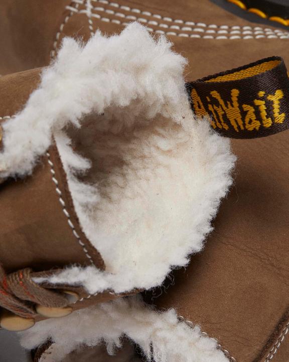Dr Martens Women'S 1460 Bex Faux Fur Lined Lace Up Boots - Khaki
