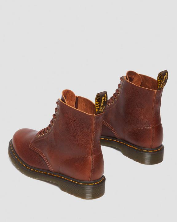 1460 Ambassador Leather Lace Up Boots - Cashew - Mens
