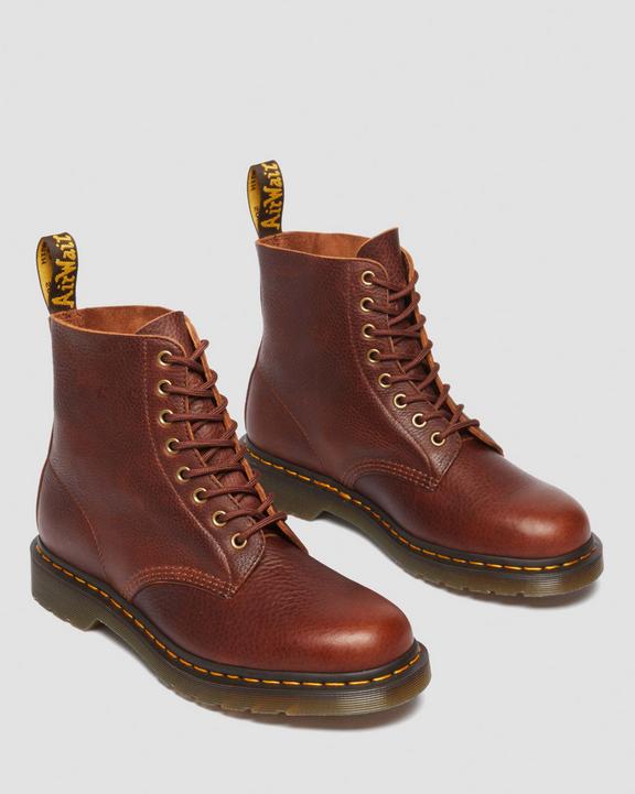 1460 Ambassador Leather Lace Up Boots - Cashew - Mens