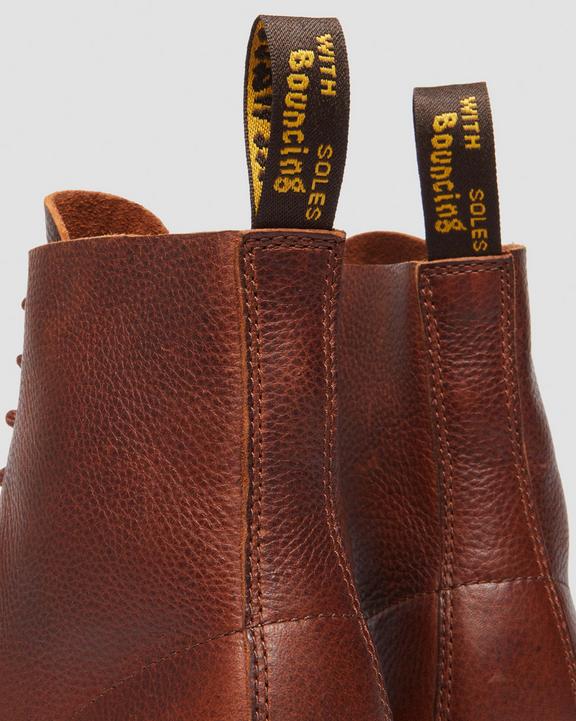 1460 Ambassador Leather Lace Up Boots - Cashew - Mens