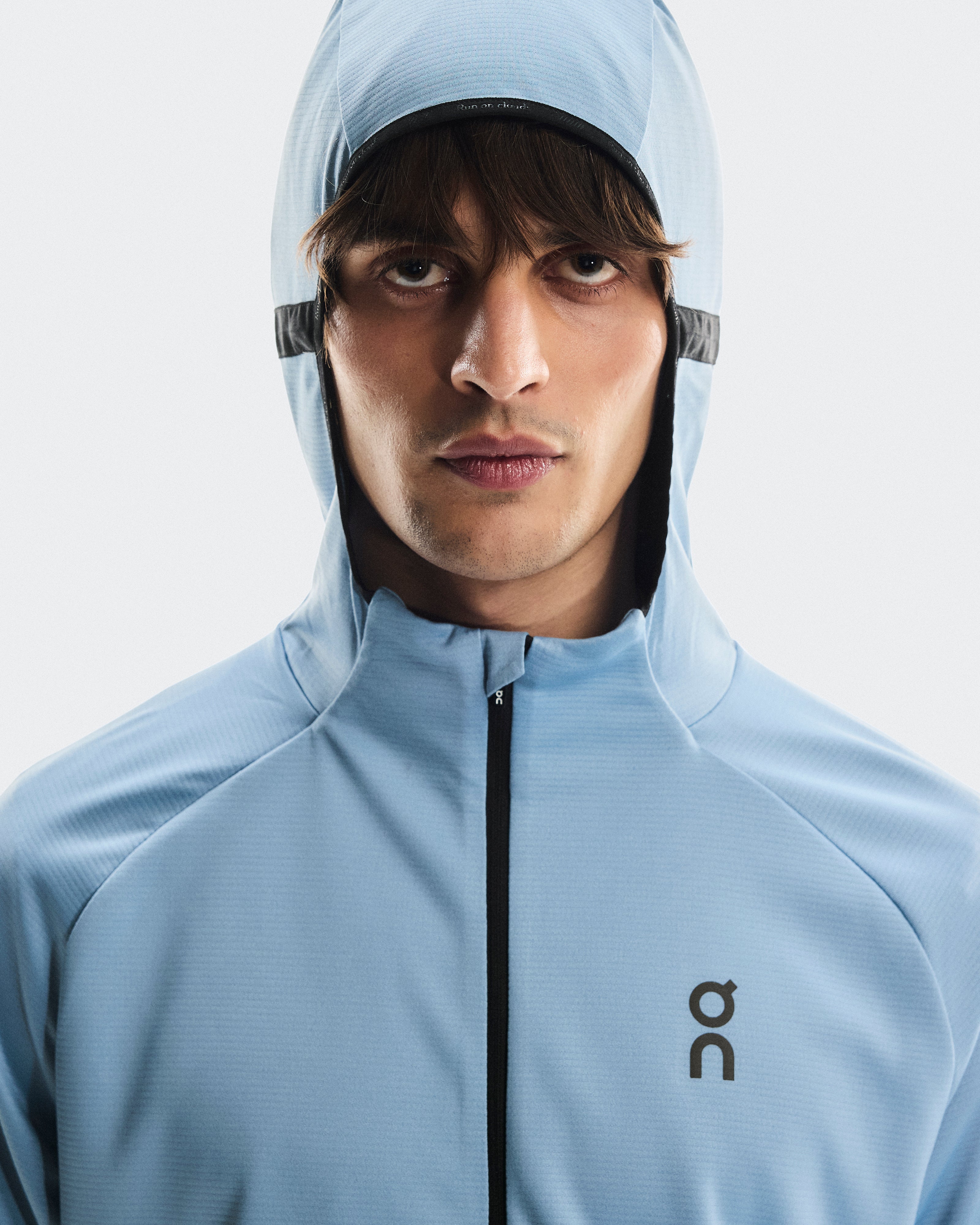 On Climate Zip Hoodie Chambray