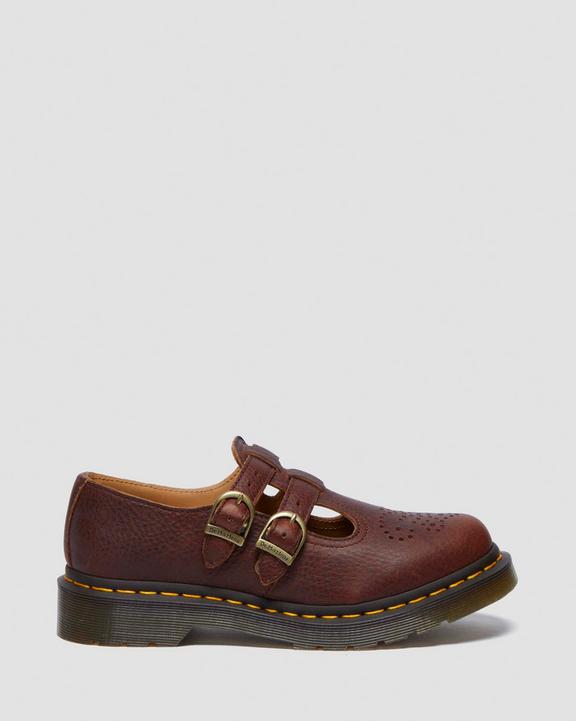 Dr Martens 8065 Ambassador Mary Jane Shoes - Cashew