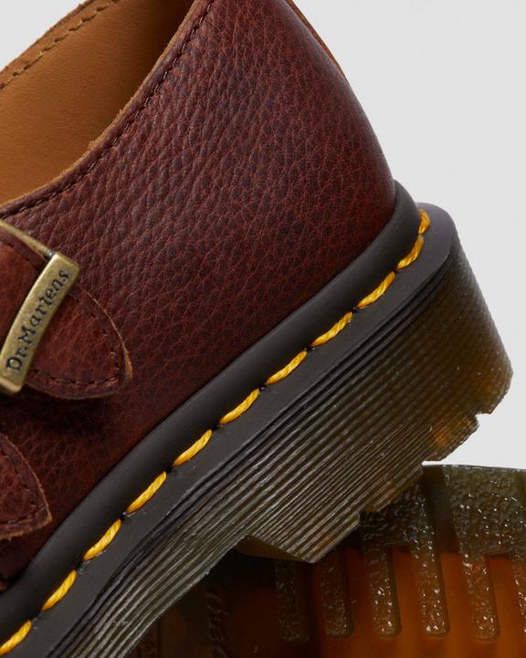 Dr Martens 8065 Ambassador Mary Jane Shoes - Cashew