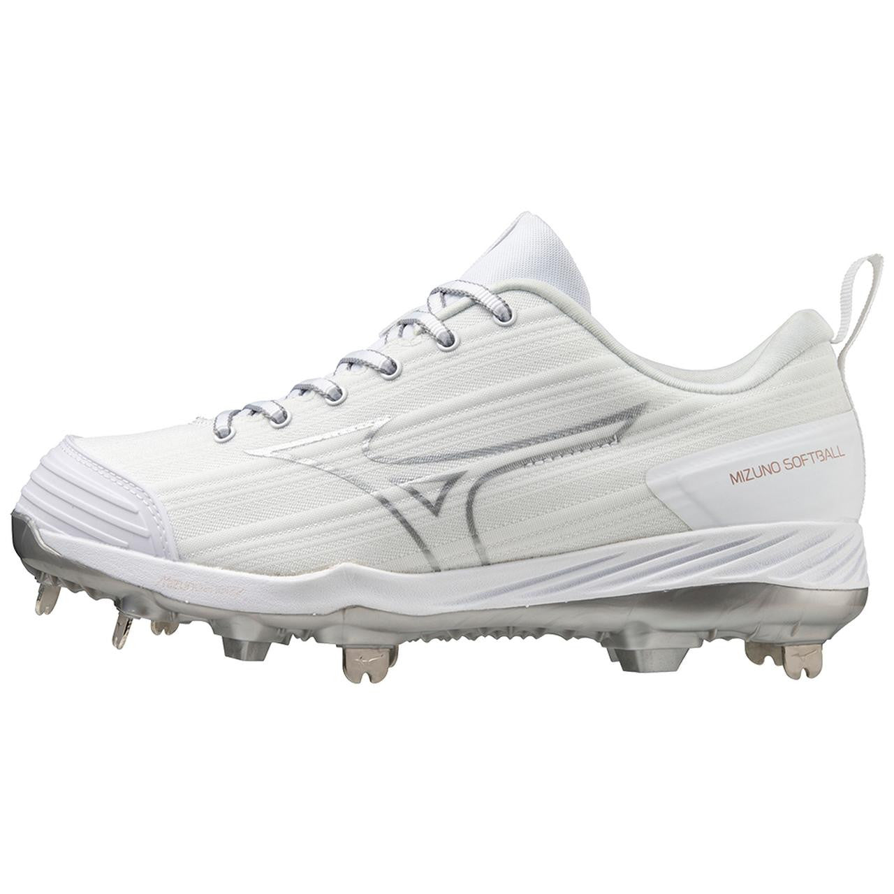 Mizuno Sweep 6 Low Women's Metal Fastpitch Softball Cleat Black White