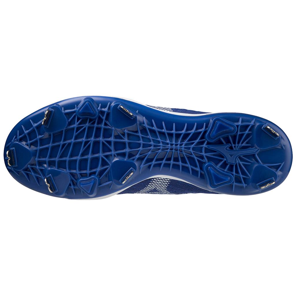 Mizuno Dominant 4 Low Men's Metal Baseball Cleat Royal White