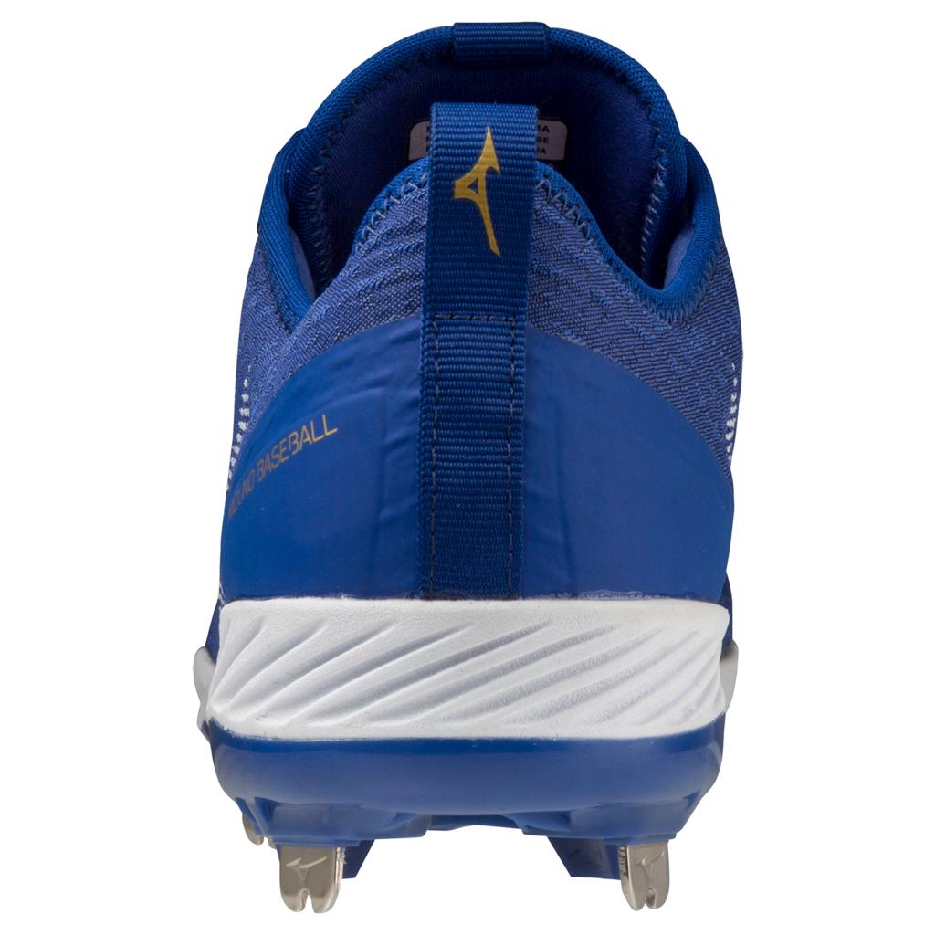 Mizuno Dominant 4 Low Men's Metal Baseball Cleat Royal White