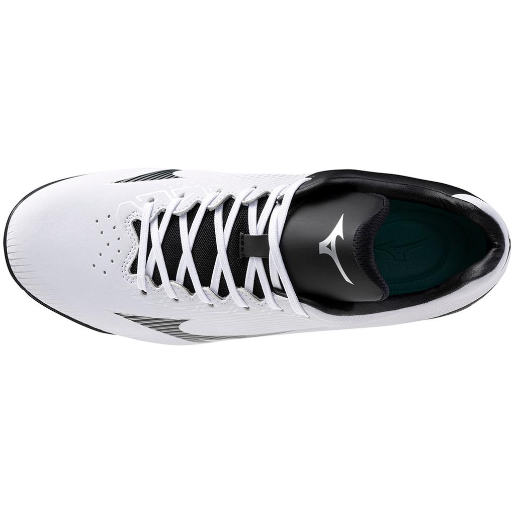 Mizuno Wave Lightrevo Tpu Men's Molded Low Baseball Cleat White Black