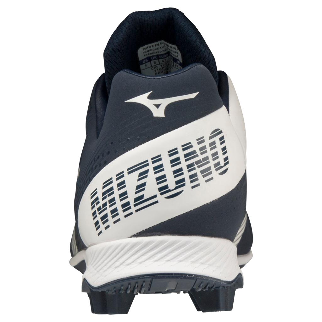Mizuno Wave Lightrevo Tpu Men's Molded Low Baseball Cleat Navy White