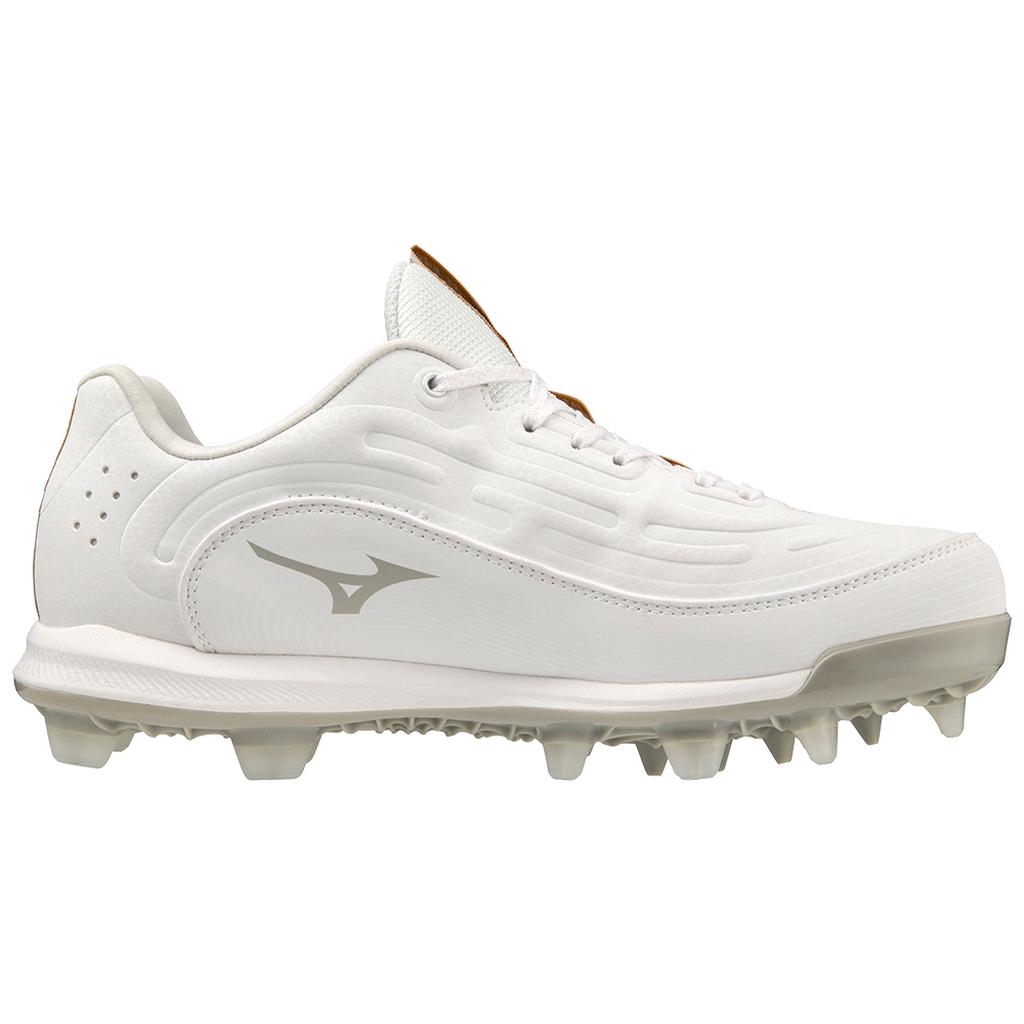 Mizuno 9 Spike Advanced Finch Elite 6 Low Women's Tpu Molded Fastpitch Softball Cleat White