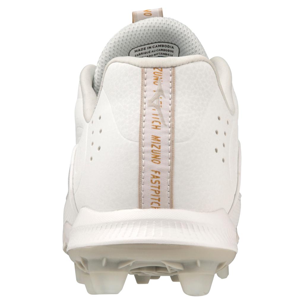 Mizuno 9 Spike Advanced Finch Elite 6 Low Women's Tpu Molded Fastpitch Softball Cleat White