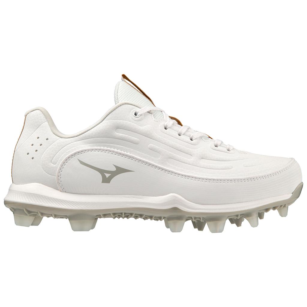 Mizuno 9 Spike Advanced Finch Elite 6 Low Women's Tpu Molded Fastpitch Softball Cleat White