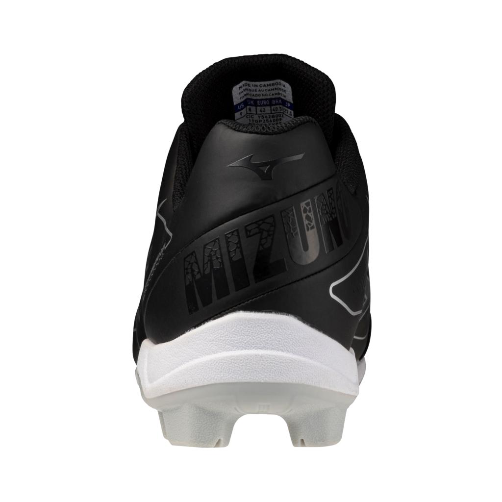 Mizuno Men's Cushionrevo Diamond Tpu Baseball Cleat Black White