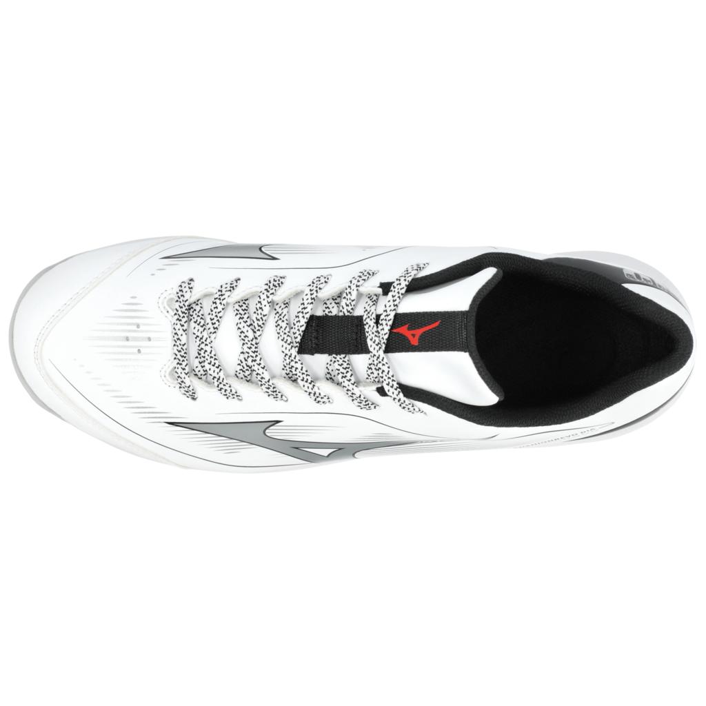 Mizuno Unisex Cushionrevo Diamond Turf Shoe White Black