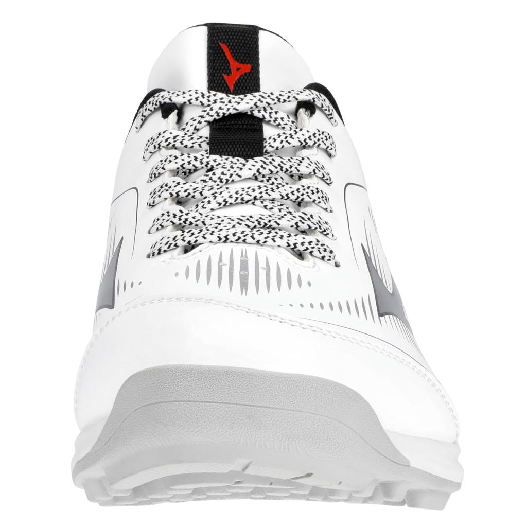 Mizuno Unisex Cushionrevo Diamond Turf Shoe White Black