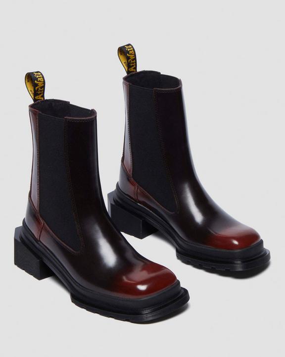 Dr Martens Maybole - Black+Cherry Red
