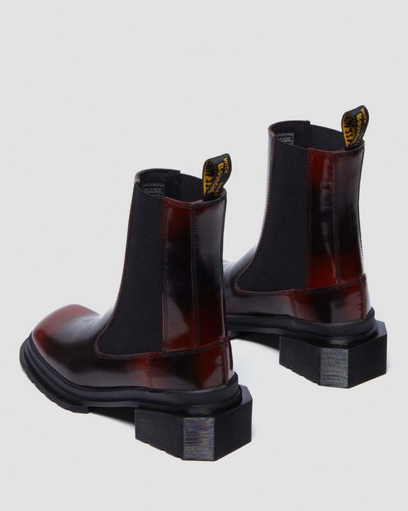 Dr Martens Maybole - Black+Cherry Red
